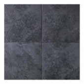 Daltile Continental Slate Asian Black 18 in. x 18 in. Porcelain Floor and Wall Tile (18 sq. ft. / case)-CS531818S1P6 202653330