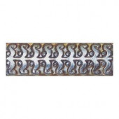 Daltile Cristallo Glass Black Opal 3 in. x 8 in. Perennial Glass Accent Wall Tile-CR5338DECOB1P 202647721