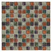 Daltile Egyptian Glass Amber Medley 12 in. x 12 in. x 6 mm Glass Face-Mounted Mosaic Wall Tile-EG3611PM1P 203719964