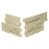 Daltile Exterior Stack Eastern Sand 7 in. x 13-1/2 in. Stone Corner Wall Tile (1.02 sq. ft. / Pack)-S319CORNER1T 204678267