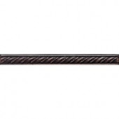 Daltile Ion Metals Oil Rubbed Bronze 1/2 in. x 6 in. Composite of Metal Ceramic and Polymer Rope Liner Accent Tile-IM031/26RP1P 203719604