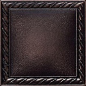Daltile Ion Metals Oil Rubbed Bronze 4-1/4 in. x 4-1/4 in. Composite of Metal Ceramic and Polymer Rope Accent Tile-IM0344DECO1P 203719610