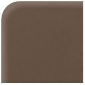 Daltile Matte Artisan Brown 6 in. x 6 in. Ceramic Corner Bullnose Wall Tile-0744SCRL46691P2 202627623