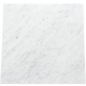 Daltile Natural Stone Collection Carrara White 12 in. x 12 in. Polished Marble Floor and Wall Tile (10 sq. ft. / case)-M70112121L 202646795