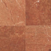 Daltile Natural Stone Collection Rojo Alicante 12 in. x 12 in. Marble Floor and Wall Tile (10 sq. ft. / case)-M72412121L 202646803