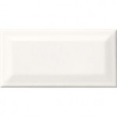 Daltile Prologue Superior White 3 in. x 6 in. Glazed Ceramic Bevel Wall Tile (9.6 sq. ft. / case)-PR9136MODBHD1P4 205956449