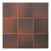 Daltile Quarry Red Flash 6 in. x 6 in. Ceramic Floor and Wall Tile (11 sq. ft. / case)-0T02661P 202653749