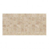 Daltile Salerno Cremona Caffe 12 in. x 24 in. 6 mm Ceramic Mosaic Floor and Wall Tile-SL8222MS1P2 202646500