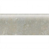 Daltile Sandalo Castillian Gray 2 in. x 6 in. Ceramic Bullnose Wall Tile-SW92S42691P2 203719662