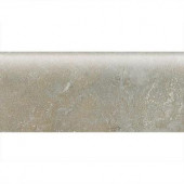 Daltile Sandalo Castillian Gray 3 in. x 9 in. Ceramic Bullnose Wall Tile-SW92S43091P2 203719663