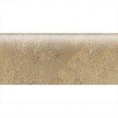 Daltile Sandalo Raffia Noce 2 in. x 6 in. Ceramic Bullnose Wall Tile-SW93S42691P2 203719682