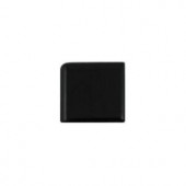 Daltile Semi-Gloss Black 2 in. x 2 in. Ceramic Bullnose Outside Corner Wall Tile-K111SN42691P2 100671920