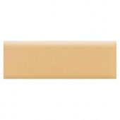 Daltile Semi-Gloss Luminary Gold 2 in. x 6 in. Ceramic Bullnose Wall Tile-0142S42691P1 202629845