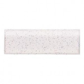 Daltile Semi-Gloss Pepper White 2 in. x 6 in. Ceramic Bullnose Wall Tile-0147S42691P2 202629849