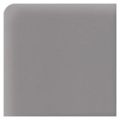 Daltile Semi-Gloss Suede Gray 4-1/4 in. x 4-1/4 in. Ceramic Bullnose Corner Wall Tile-0182SCRL44491P2 202625067