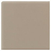 Daltile Semi-Gloss Uptown Taupe 4-1/4 in. x 4-1/4 in. Ceramic Bullnose Corner Wall Tile-0132SCRL44491P1 202625042
