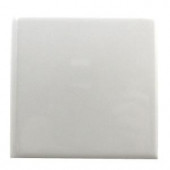 Daltile Semi-Gloss White 4-1/4 in. x 4-1/4 in. Glazed Ceramic Bullnose Wall Tile-0100S44491P1 100677750