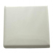 Daltile Semi-Gloss White 6 in. x 6 in. Ceramic Bullnose Corner Wall Tile-0100SN4669CC1P2 100131338