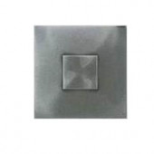Daltile Urban Metals Stainless 2 in. x 2 in. Composite Dot Geo Wall Tile-UM0122DOTB1P 202648533