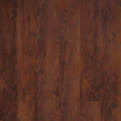 Dark Brown Hickory Laminate Flooring - 5 in. x 7 in. Take Home Sample-CL-306429 206558889