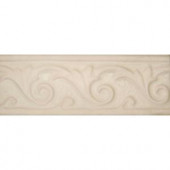 ELIANE Athens Grigio 3 in. x 8 in. Ceramic Listello Wall Tile-182826 202070742