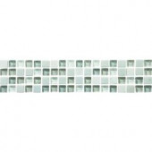 ELIANE Sonoma Snow 3 in. x 12 in. x 8 mm Stone Glass Mesh-Mounted Mosaic Tile-8026972 206361553