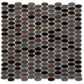 Emser Fuse Metal Blend 12 in. x 12 in. x 4 mm Porcelain Mesh-Mounted Mosaic Tile-W85FUSEME1212MOC 204611682