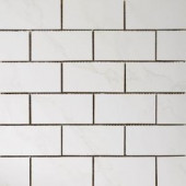 Emser Paladino Albanella 12 in. x 12 in. x 9 mm Porcelain Mesh-Mounted Mosaic Wall Tile-1194329 205749240