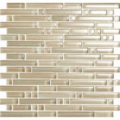 Epoch Architectural Surfaces Brushstrokes Chiarro-1502-S Strips Mosaic Glass 12 in. x 12 in. Mesh Mounted Tile (5 sq. ft. / case)-CHIARRO-1502-S 203434297