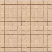 Epoch Architectural Surfaces Coffeez Latte-1101 Mosaic Recycled Glass 12 in. x 12 in. Mesh Mounted Floor & Wall Tile (5 sq. ft. / case)-LATTE-1101 203434327