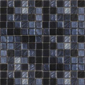 Epoch Architectural Surfaces Metalz Galena-1013 Mosiac Recycled Glass Mesh Mounted Floor and Wall Tile - 3 in. x 3 in. Tile Sample-GALENA SAMPLE 203153241