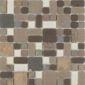 Epoch Architectural Surfaces No Ka 'Oi Wailea-Wa420 Stone And Glass Blend 12 in. x 12 in. Mesh Mounted Floor & Wall Tile (5 sq. ft. / case)-WAILEA-WA420 203434379