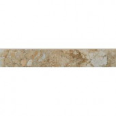 Florida Tile Home Collection Venetia Noce 3 in. x 18 in. Porcelain Floor and Wall Bullnose Tile-HDE96224P43H9 204361440