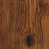 Hampton Bay Take Home Sample - Hand Scraped Oak Burnt Caramel Laminate Flooring- 5 in. x 7 in.-HB-064715 203190531