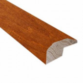 Handscraped Maple Nutmeg/Spice 0.88 in. Thick x 2 in. Wide x 78 in. Length Hardwood Carpet Reducer/Baby T-Molding-LM6516 202745950