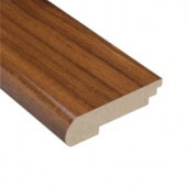 Home Legend Brazilian Teak Cumaru 3/4 in. Thick x 3-3/8 in. Wide x 78 in. Length Hardwood Stair Nose Molding-HL804SN 202637974