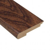 Home Legend Elm Walnut 1/2 in. Thick x 3-1/2 in. Wide x 78 in. Length Hardwood Stair Nose Molding-HL76SNP 202616451