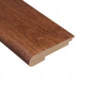 Home Legend Fremont Walnut 1/2 in. Thick x 3-1/2 in. Wide x 78 in. Length Hardwood Stair Nose Molding-HL134SNP 202948594