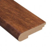 Home Legend Fremont Walnut 3/4 in. Thick x 3-1/2 in. Wide x 78 in. Length Hardwood Stair Nose Molding-HL134SNS 202948596