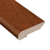 Home Legend Gunstock Oak 3/8 in. Thick x 3-1/2 in. Wide x 78 in. Length Hardwood Stair Nose Molding-HL324SNH 206406381