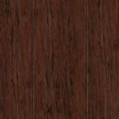 Home Legend Hand Scraped Strand Woven Mocha 3/8 in. Thick x 2-3/8 in. Wide x 36 in. Length Solid Bamboo Flooring (28.5 sq. ft./case)-HL275S 205392118