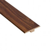 Home Legend High Gloss Ladera Oak 1/4 in. Thick x 1-7/16 in. Wide x 94 in. Length Laminate T-Molding-HL1017TM 203332846