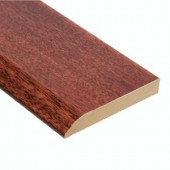 Home Legend High Gloss Santos Mahogany 1/2 in. Thick x 3 1/2 in. Width x 94 in. Length Hardwood Wall Base Molding-HL15WB 100606088