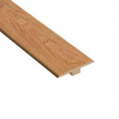 Home Legend High Gloss Taos Cherry 1/4 in. Thick x 1-7/16 in. Wide x 94 in. Length Laminate T-Molding-HL1022TM 203332944