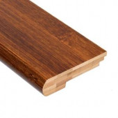 Home Legend Horizontal Honey 3/8 in. Thick x 3-3/8 in. Wide x 78 in. Length Bamboo Stair Nose Molding-HL09SNH 202072097