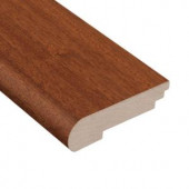 Home Legend Matte Chamois Mahogany 3/8 in. Thick x 3-1/2 in. Wide x 78 in. Length Hardwood Stair Nose Molding-HL303SNH 206343156