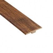 Home Legend Palace Oak Dark 1/4 in. Thick x 1-7/16 in. Wide x 94 in. Length Laminate T-Molding-HL1004TM 202638120
