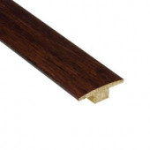 Home Legend Strand Woven Sapelli 7/16 in. Thick x 2 in. Wide x 78 in. Length Bamboo T-Molding-HL204TM 202064620
