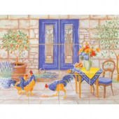 imagine tile French Country 24 in. x 18 in. Ceramic Mural Wall Tile (3 sq. ft. / case)-3301ES06 204660296