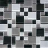 Instant Mosaic Peel and Stick Glass Wall Tile - 3 in. x 6 in. Tile Sample-SAMPLE04-106 206585408